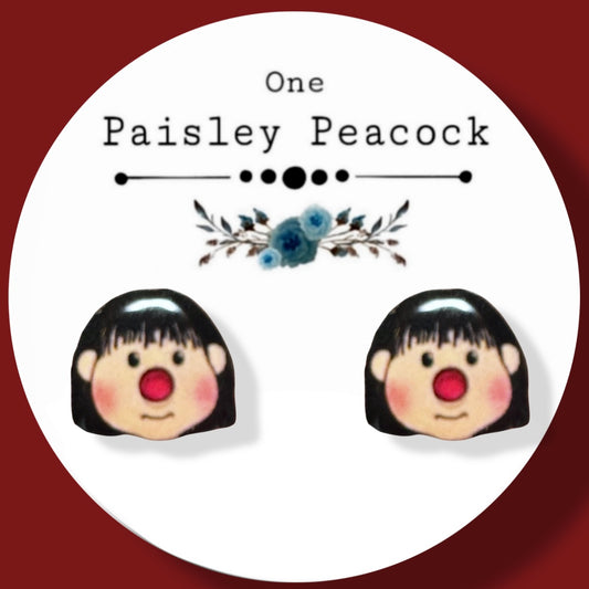 Molly Inspired Stud Earrings Big Comfy Couch handmade