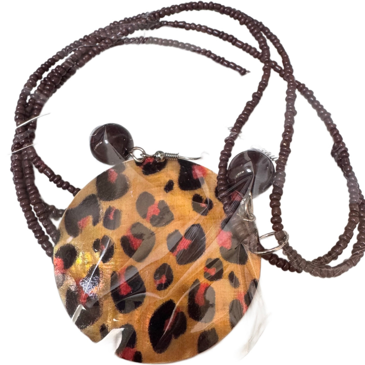 Shell & Seed Bead necklace set