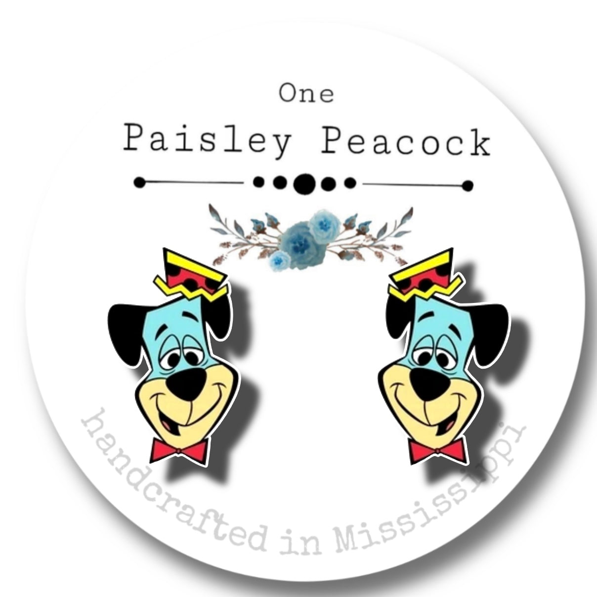 Yogi the Bear stud earrings