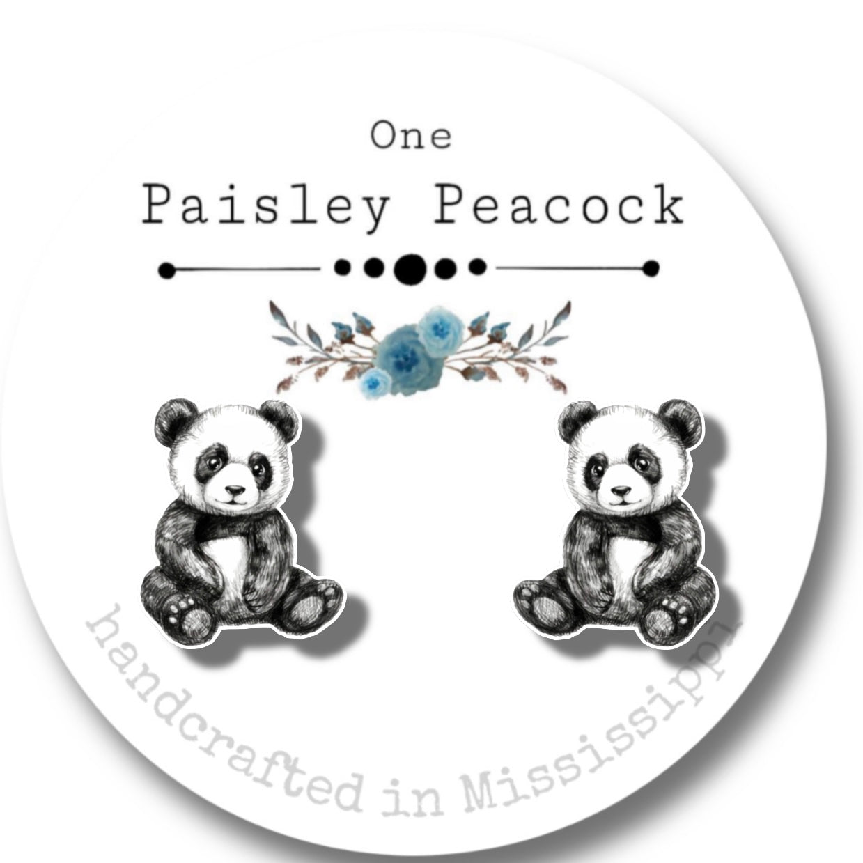 Stuffed animal inspired stud earrings