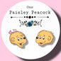 Berenstain Bears inspired handmade stud earrings