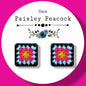 Granny Square stud earrings