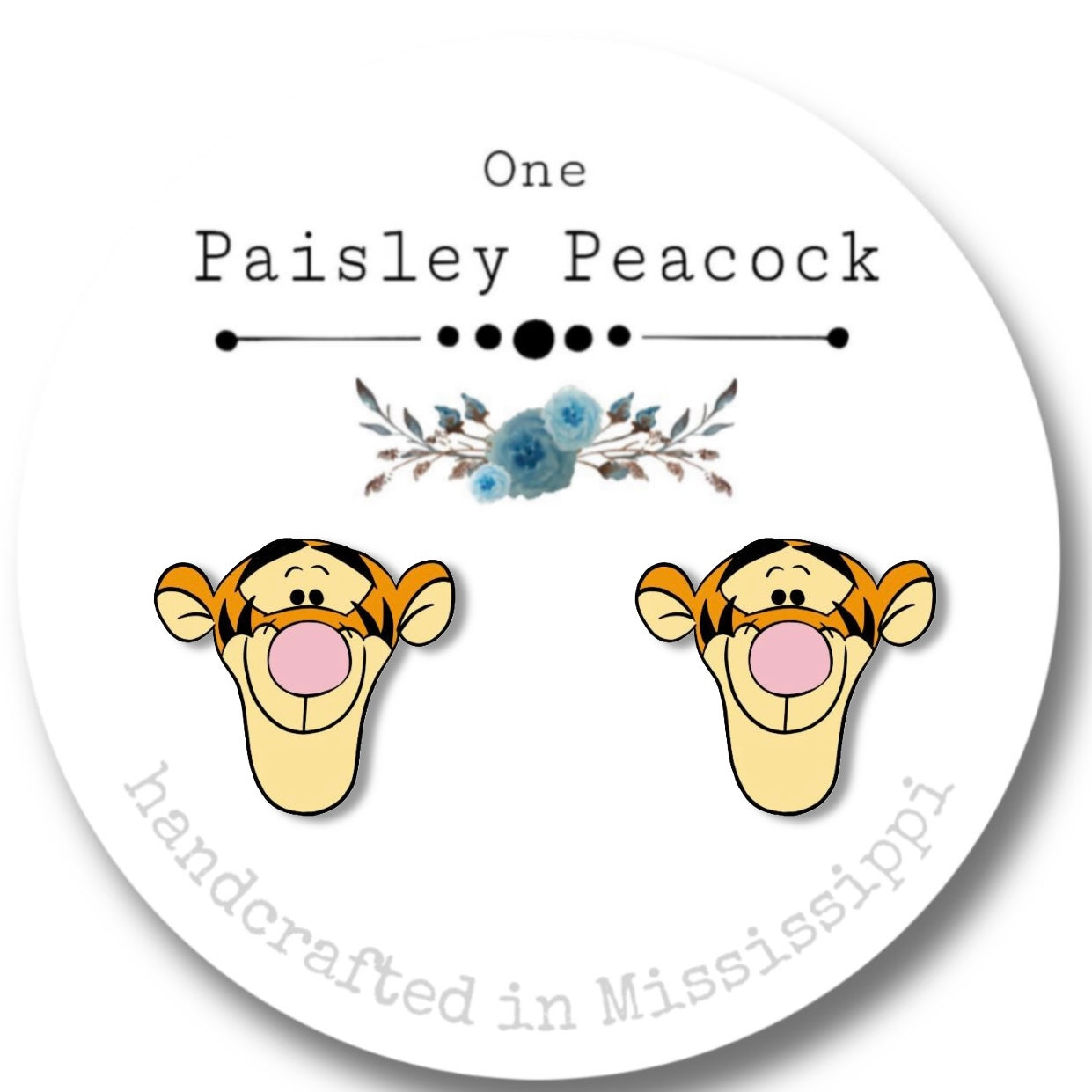 Winnie the Pooh stud earrings