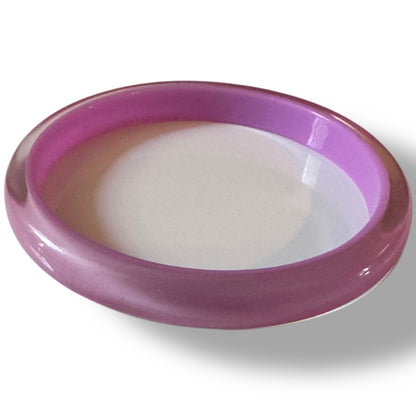 Hard Acrylic solid bangle bracelets