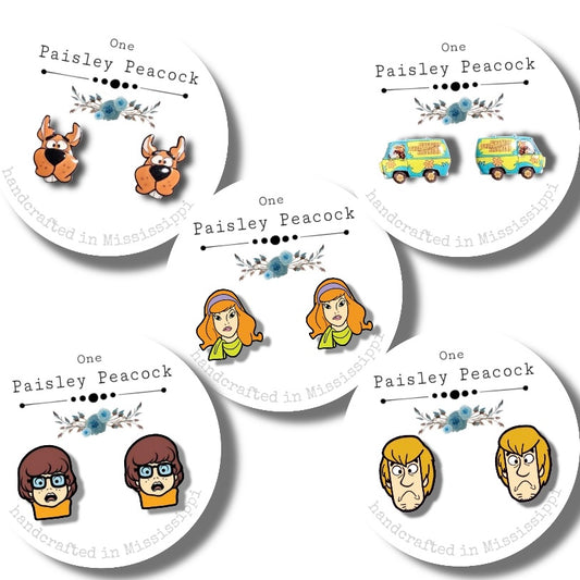 Scooby Doo Stud Earrings
