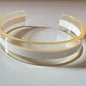 Open Cuff Bangle Bracelet 80’s inspired