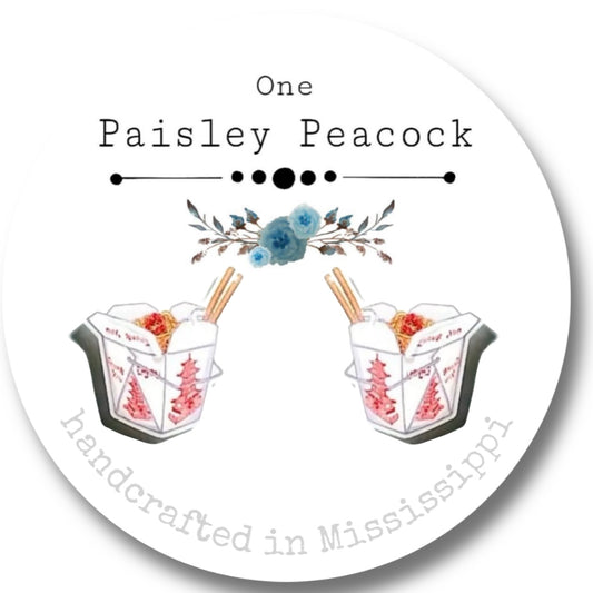 Food stud earrings-Chinese takeout