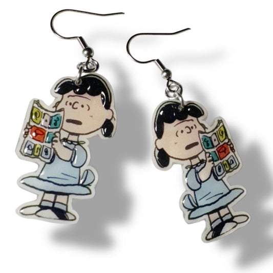 Dangle Earrings-Lucy reads