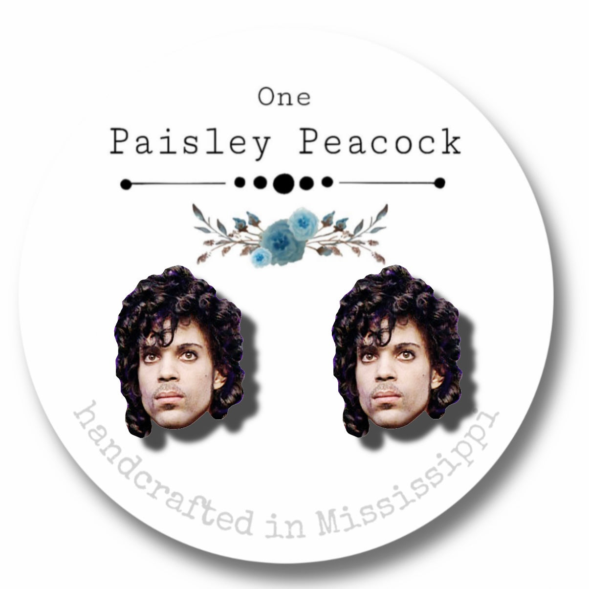 Celebrity earrings-Prince