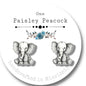 Stuffed animal inspired stud earrings