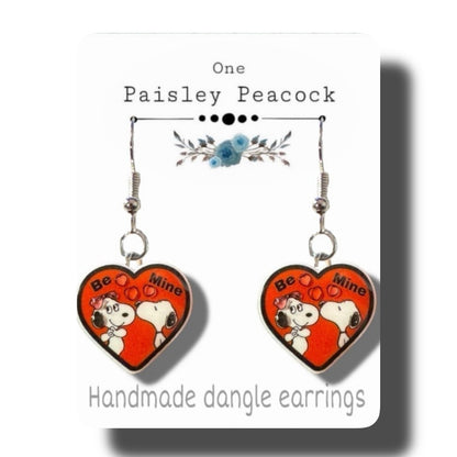 Dangle Earrings-be mine