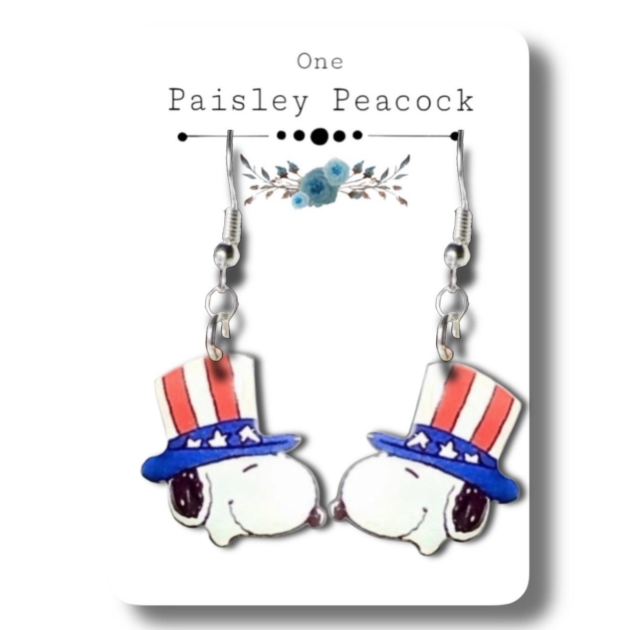 4th of July Independence Day Dangle earrings