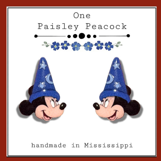 Mickey Mouse inspired stud earrings
