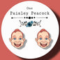 Howdy Doody inspired handmade stud earrings