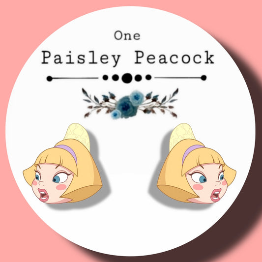 ANGELIQUE INSPIRED HANDMADE STUD EARRINGS