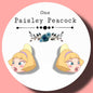 ANGELIQUE INSPIRED HANDMADE STUD EARRINGS