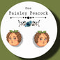 Peachy Lady stud earrings
