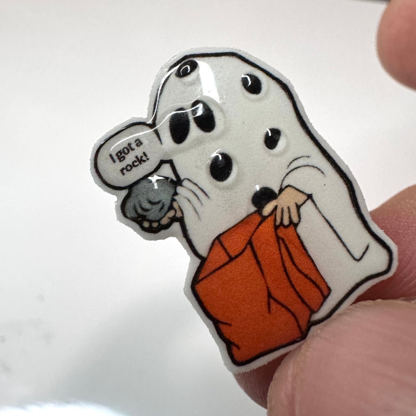 Stud earrings- Snoopy Halloween I Got A Rock