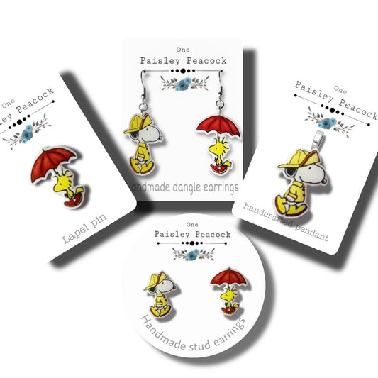 Snoopy Woodstock Raincoat Jewelry