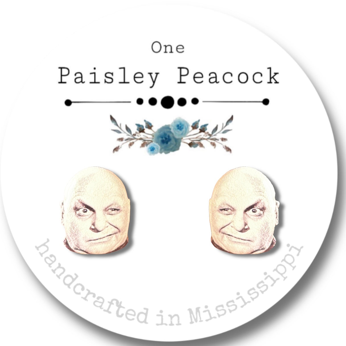 The Addam’s family stud earrings