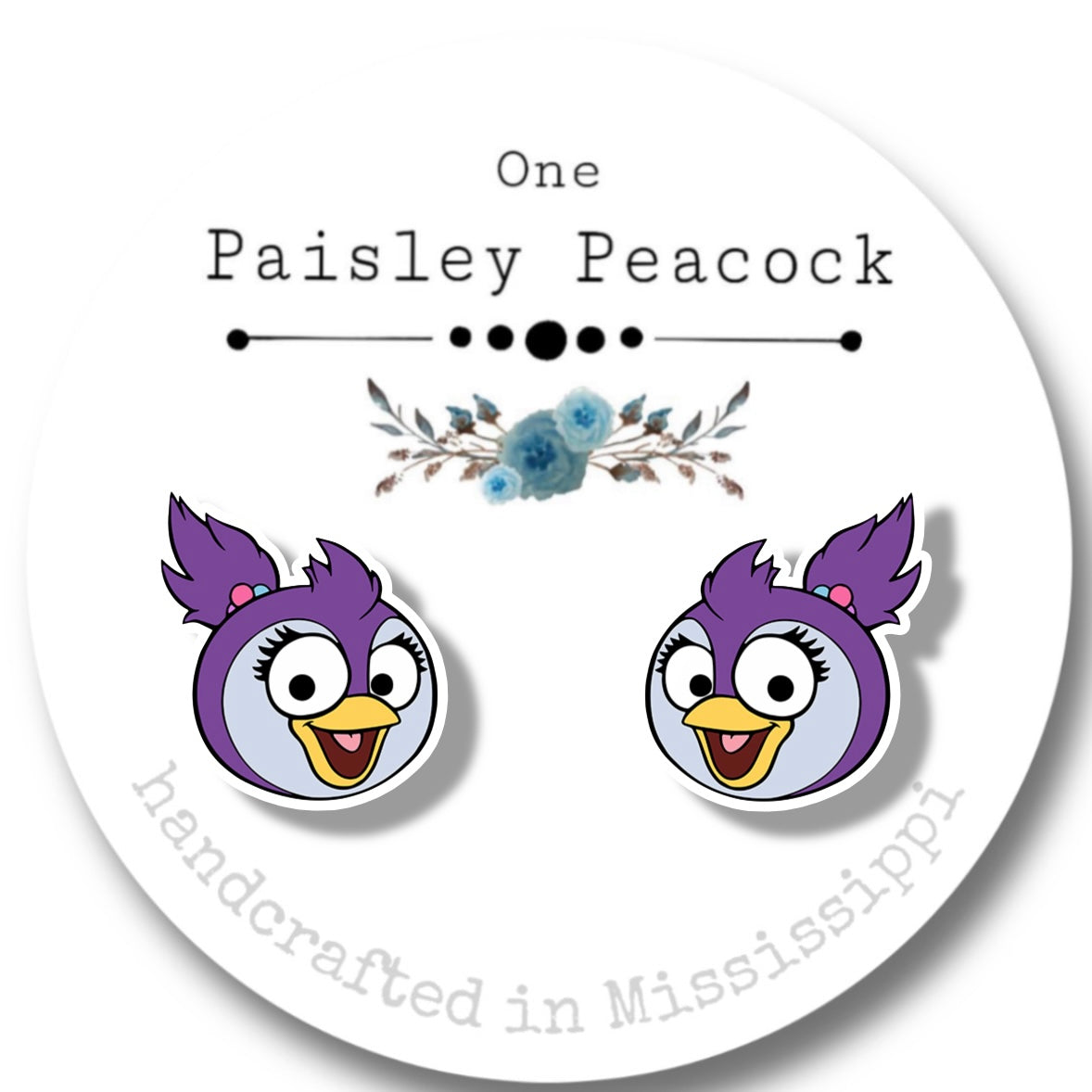 Muppet Babies Sesame Street stud earrings