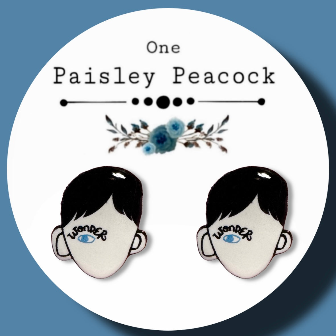 Wonder inspired stud earrings handmade
