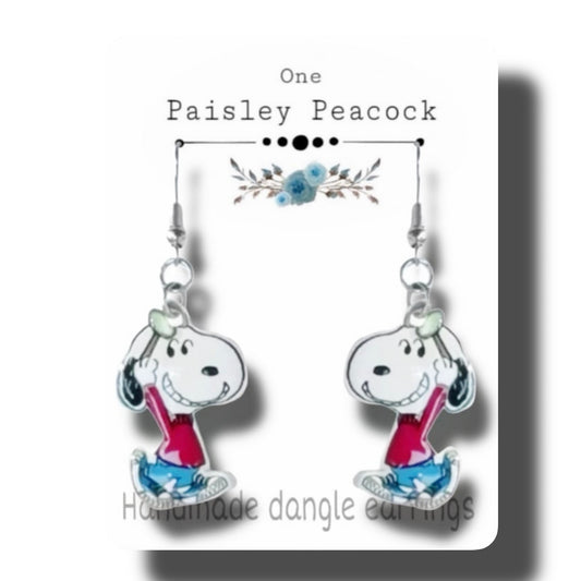 Dangle Earrings-just walking