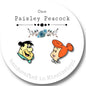 Flintstones stud earrings