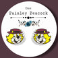 Top Cat inspired handmade stud earrings