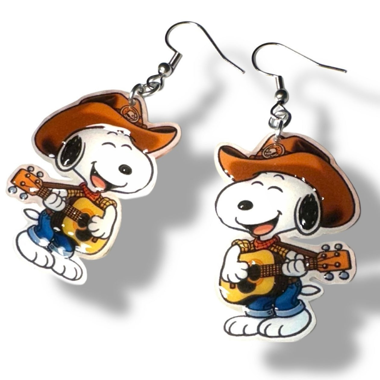 Dangle Earrings-Cowboy