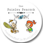 Flintstones stud earrings