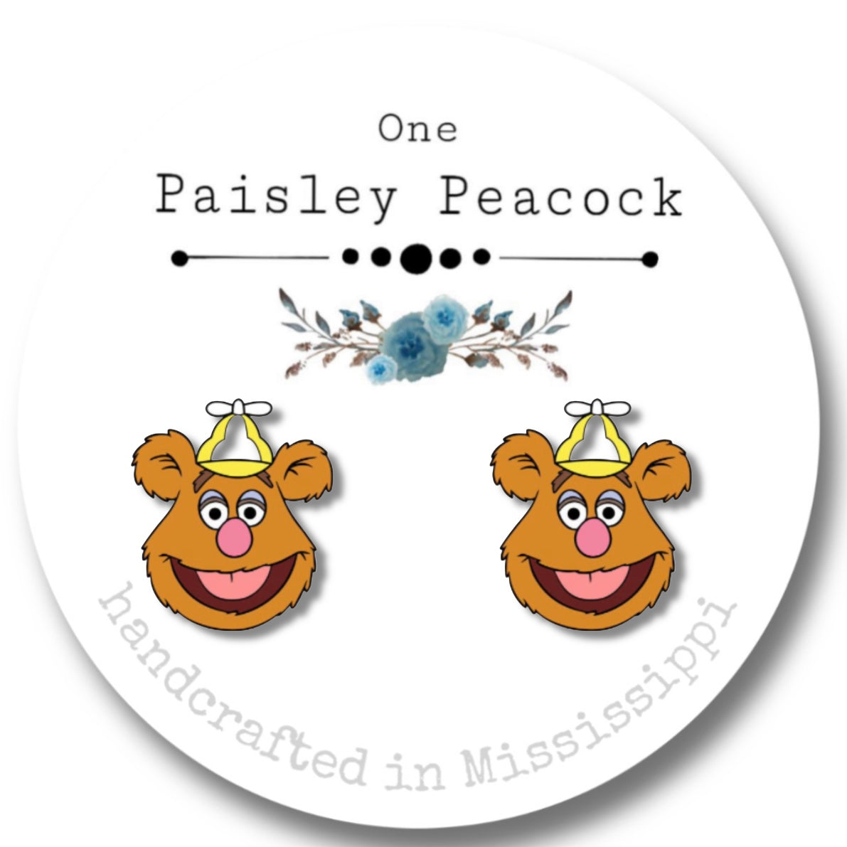 Muppet Babies Sesame Street stud earrings