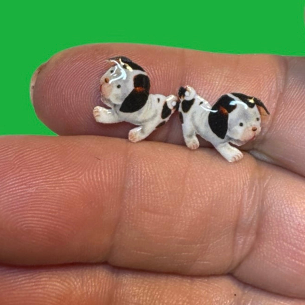 Pokey Puppy cutout inspired stud earrings