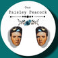Elvis inspired stud earrings