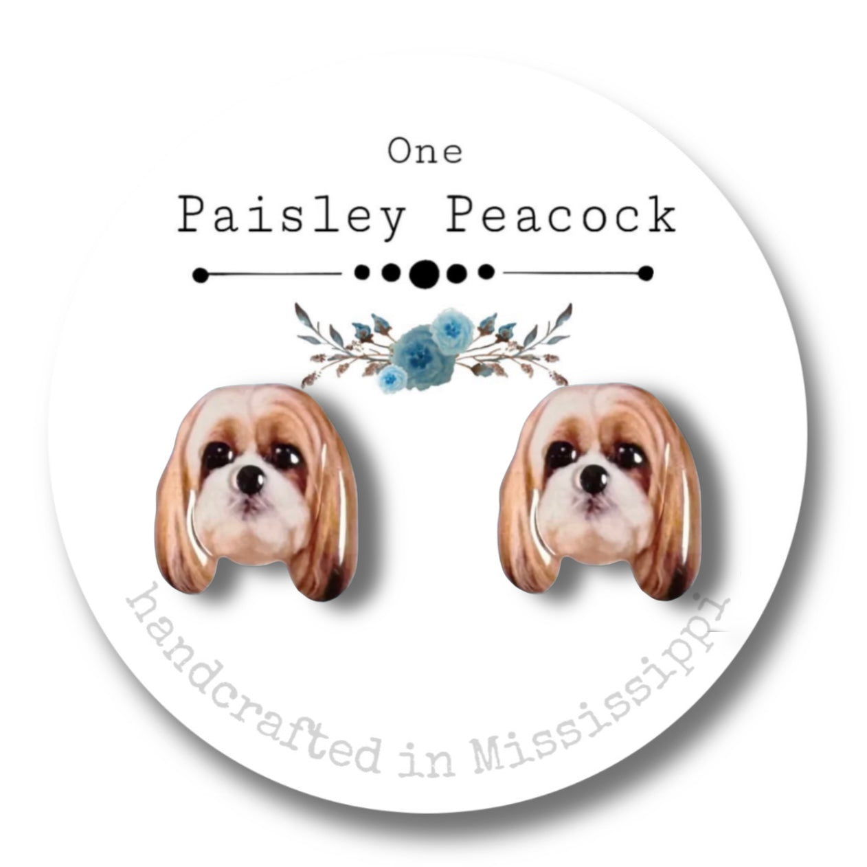Dog Stud Earrings-Shihtzu