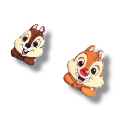 Stud Earrings-chipmunks
