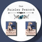 Junket book stud earrings