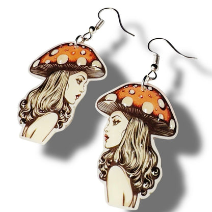 Dangle Earrings-lady