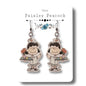 Dangle Earrings-snoopy nurse