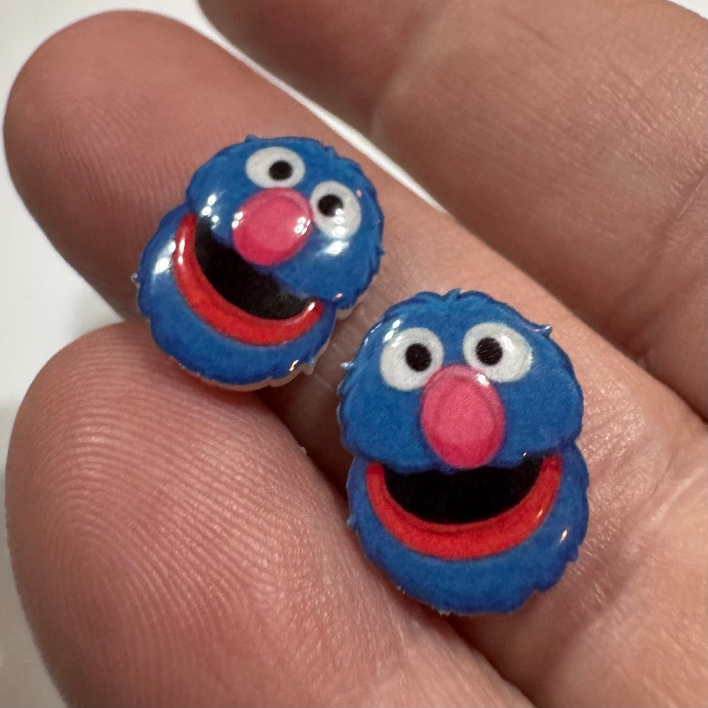 Muppets stud earrings