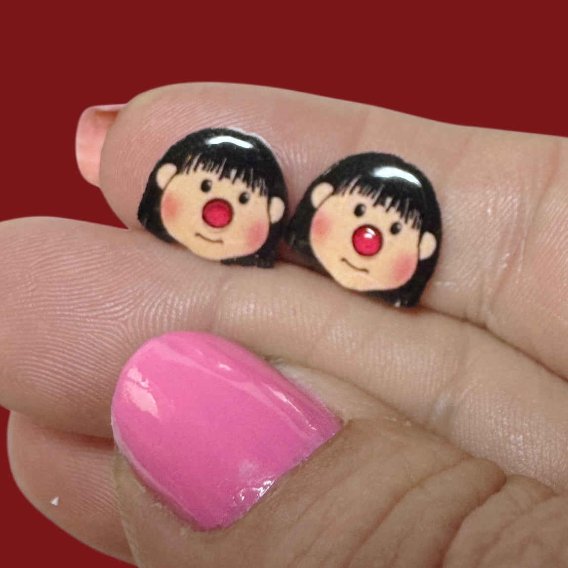Molly Inspired Stud Earrings Big Comfy Couch handmade