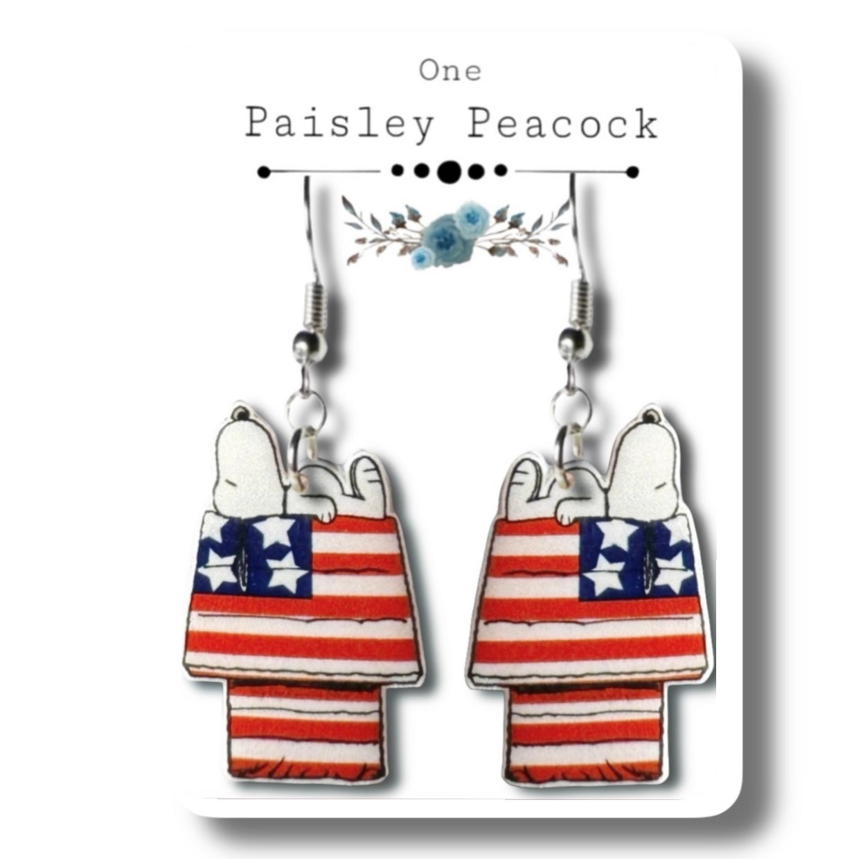 4th of July Independence Day Dangle earrings