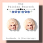 Dolly Parton stud earrings