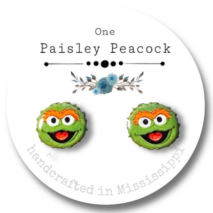 Muppet Babies Sesame Street stud earrings