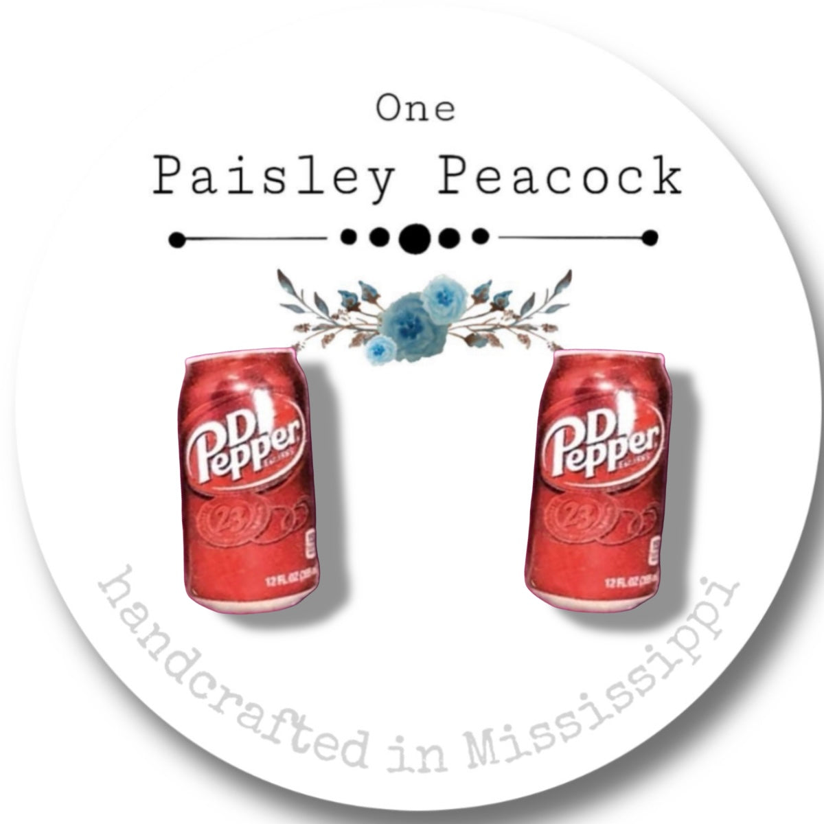 Drink stud earrings