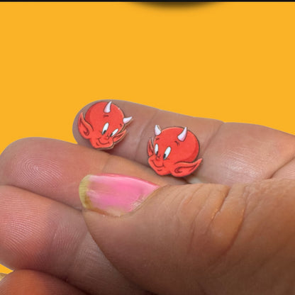 Little Devil Stud Earrings