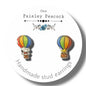 Snoopy hot air balloon earrings