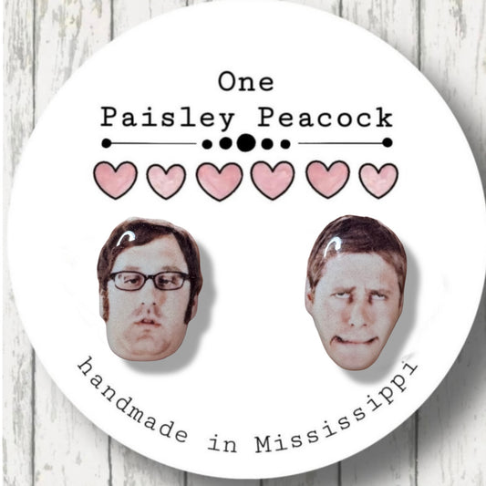 Celebrity earrings-Tim and Eric