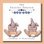 Thumper stud earrings