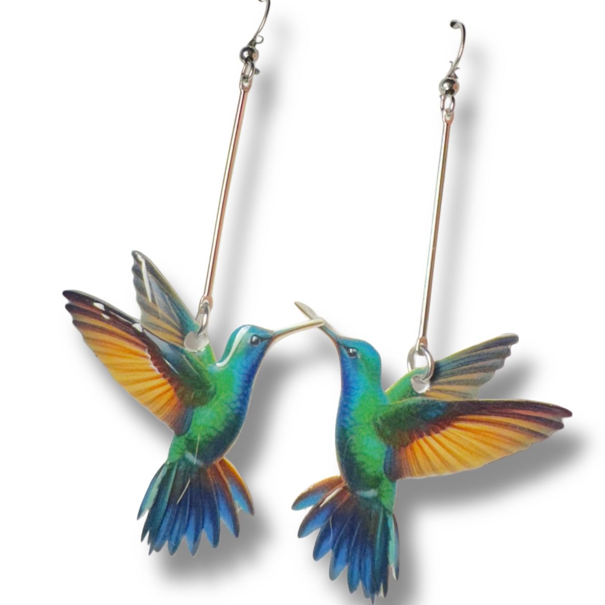 Hummingbird Dangle Earrings Birds